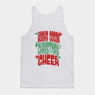 Book Lover Christmas Tank Top